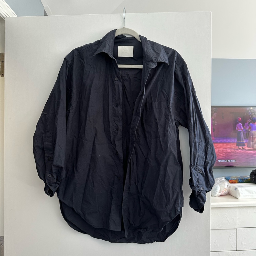 Citizens Of Humanity Navy Blue Kayla Shirt